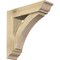Ekena Millwork Thorton Traditional Rough Sawn Bracket w/ Offset Brace, Douglas Fir, 6"W x 22"D x 22"H BKT0604X22X22THR01RDF - alternate 1